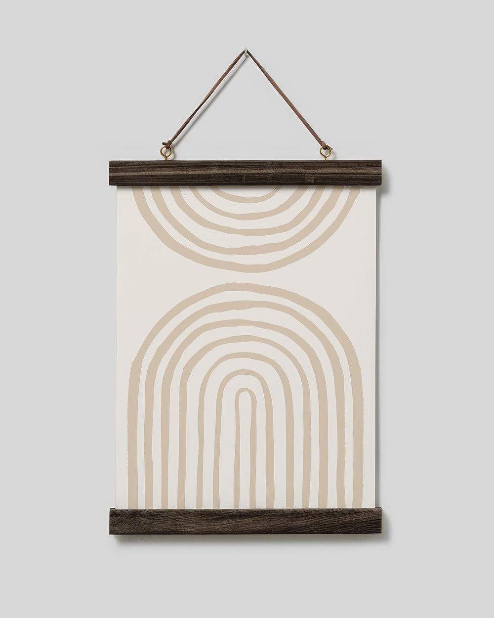 Poster Hanger Dark Oak 22 cm, magnet fastener