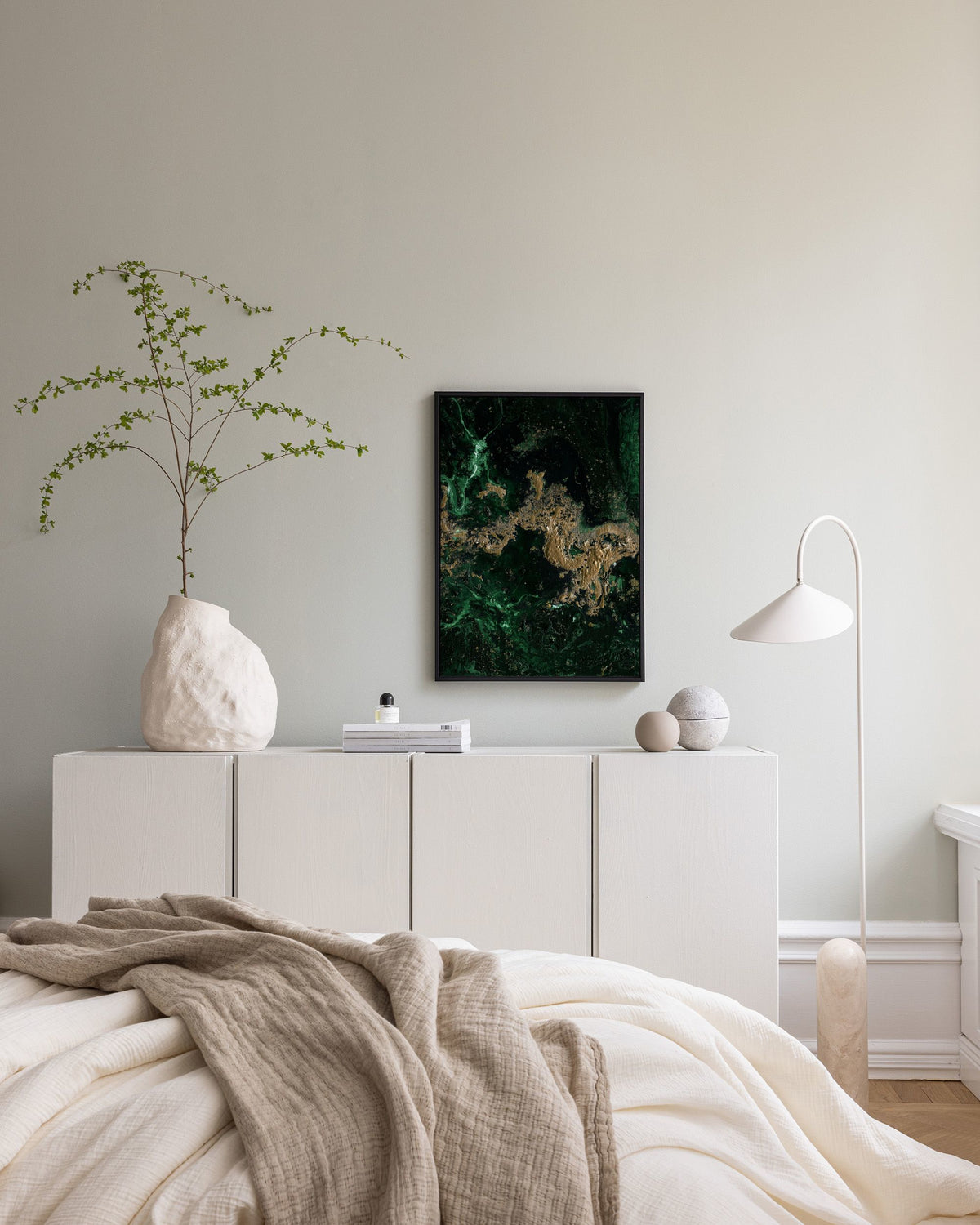 Green Gold Canvas print