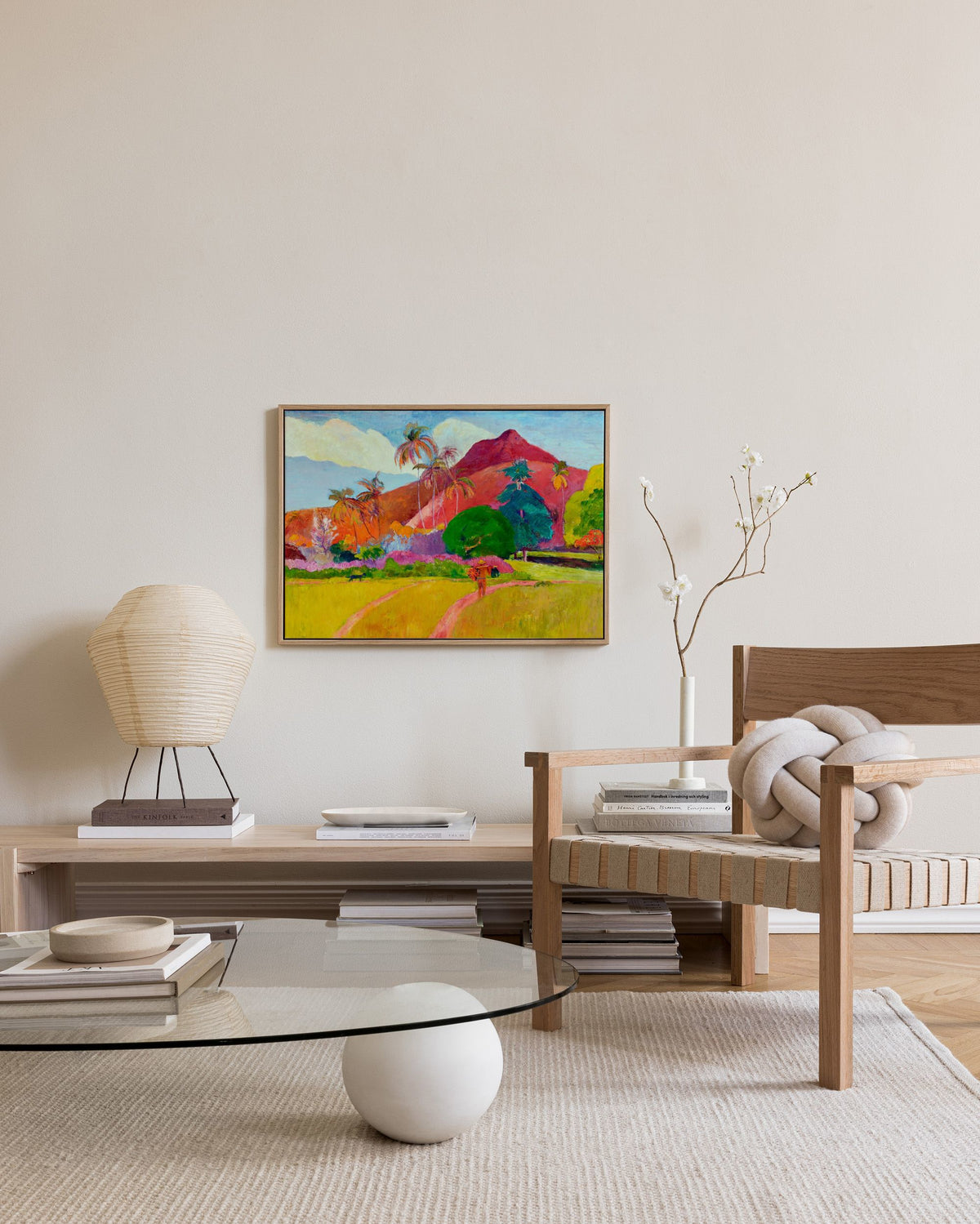 Paul Gauguin - Tahitian Landscape Canvas print