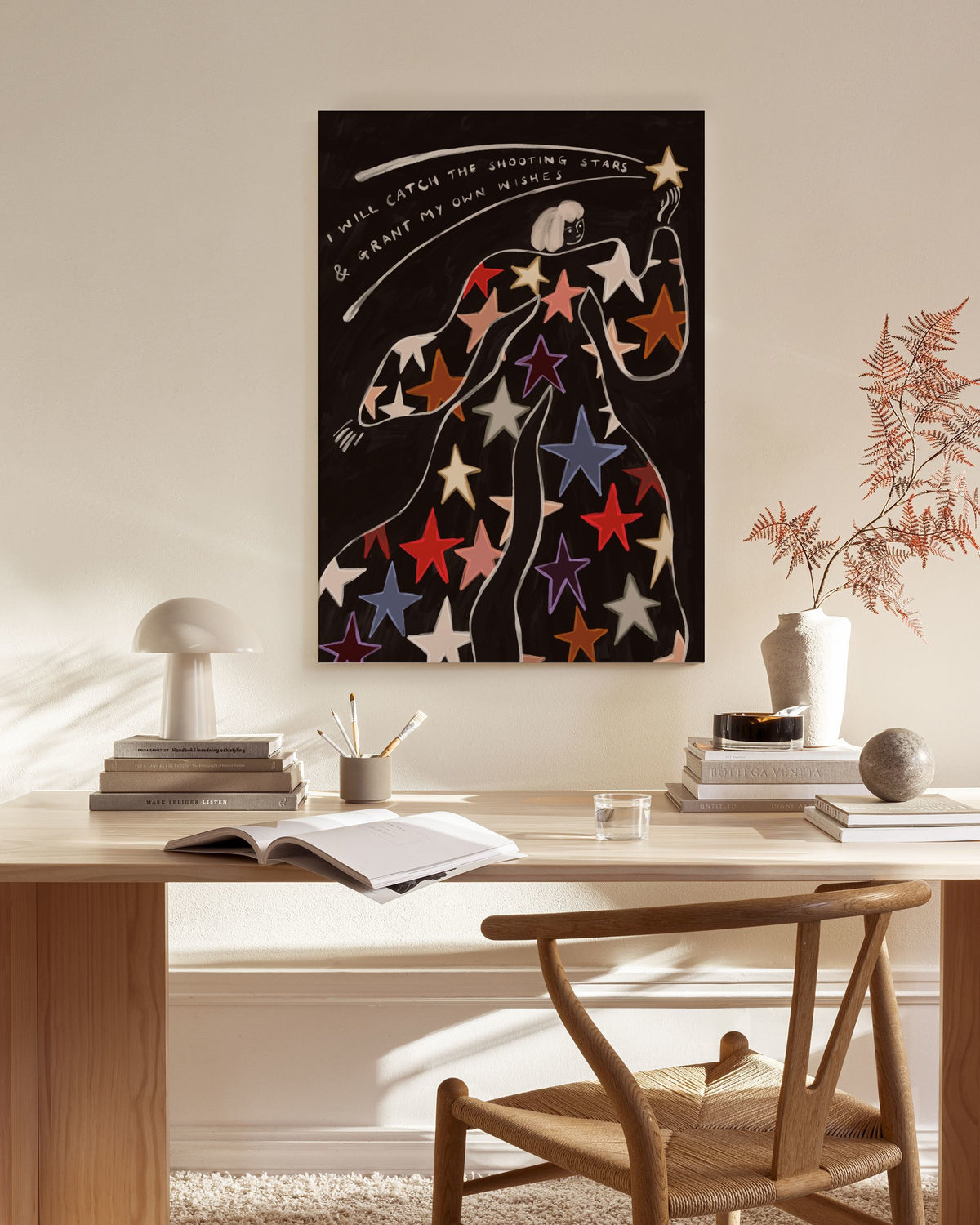 Kit Agar - Shooting Stars Canvas print