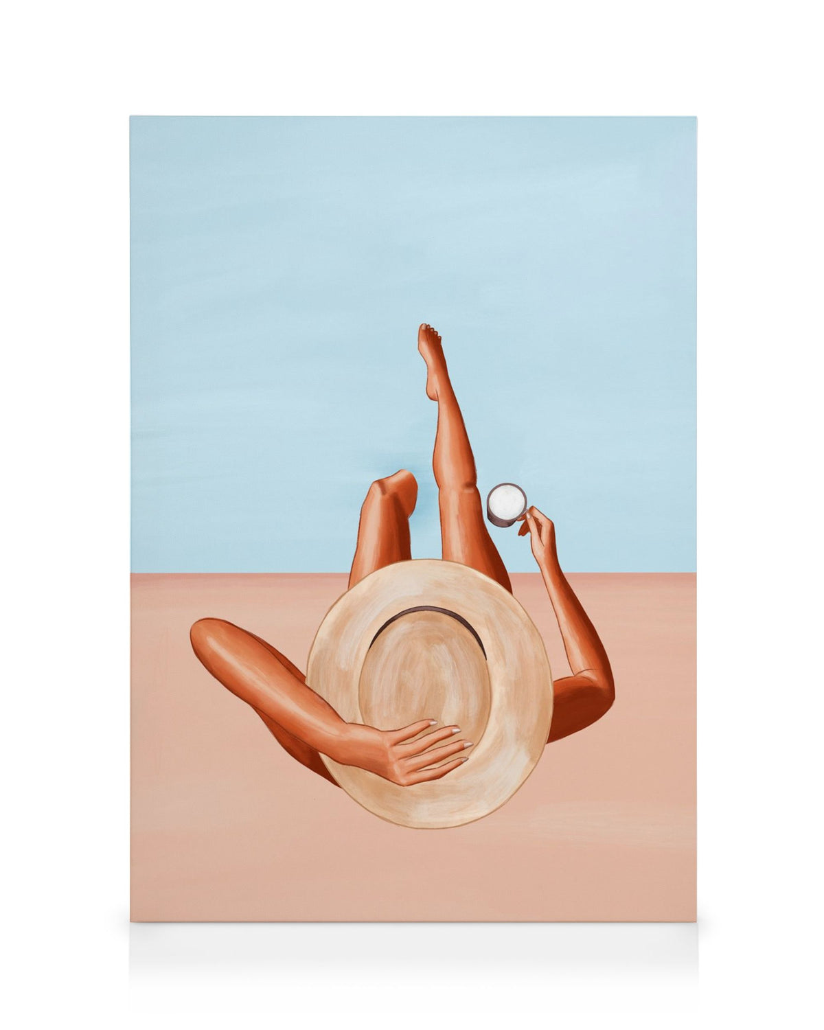 Ivy Green - Woman at the Poolside Canvas print