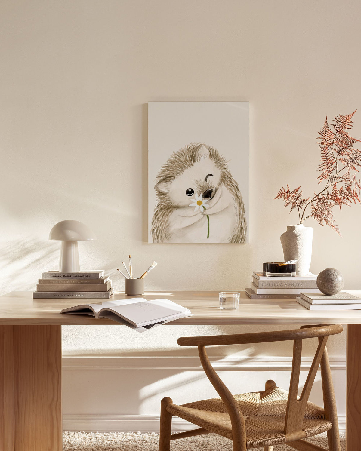 Cute Hedgehog Canvas print