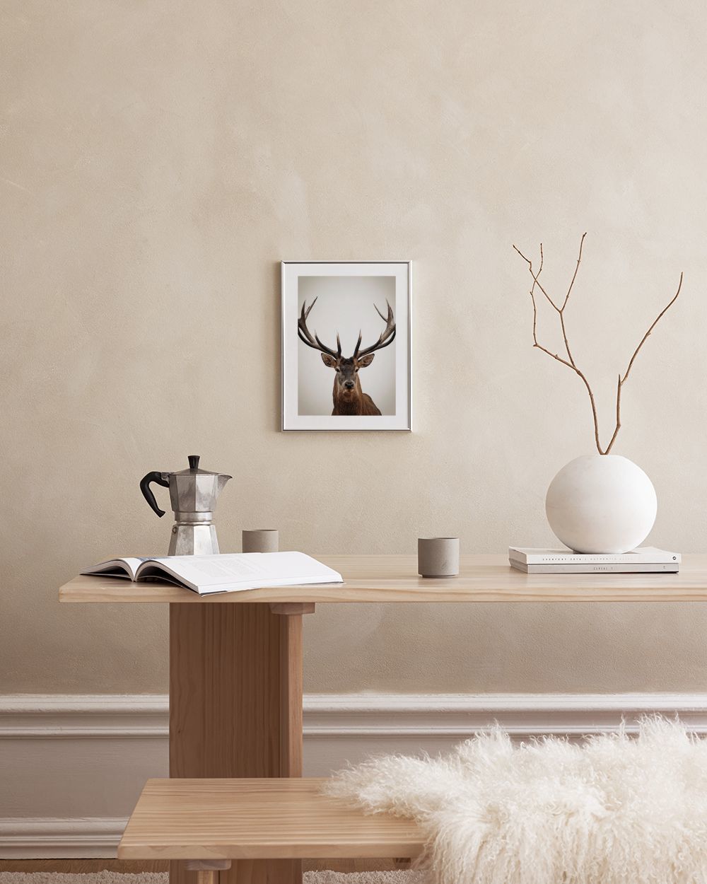 Winter Deer Print