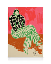 Sandra Poliakov - Calm Woman Portrait Canvas print
