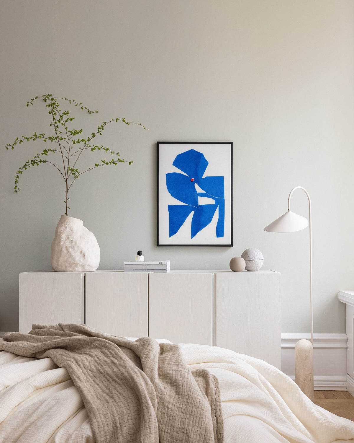 Berenice Hernandez - Azul Canvas print
