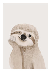 Cheeky Sloth Print