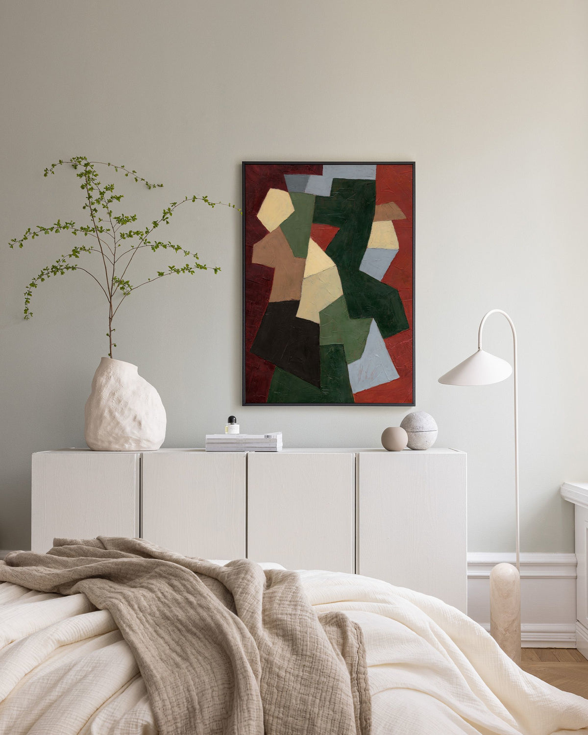 In the Market Canvas print
