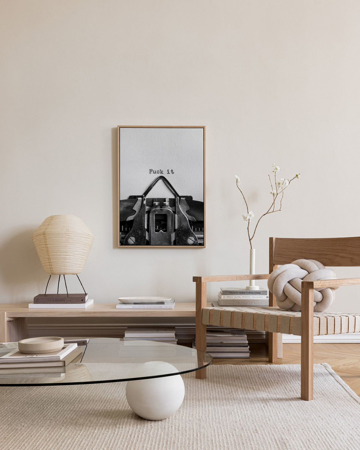 F**k It Canvas print