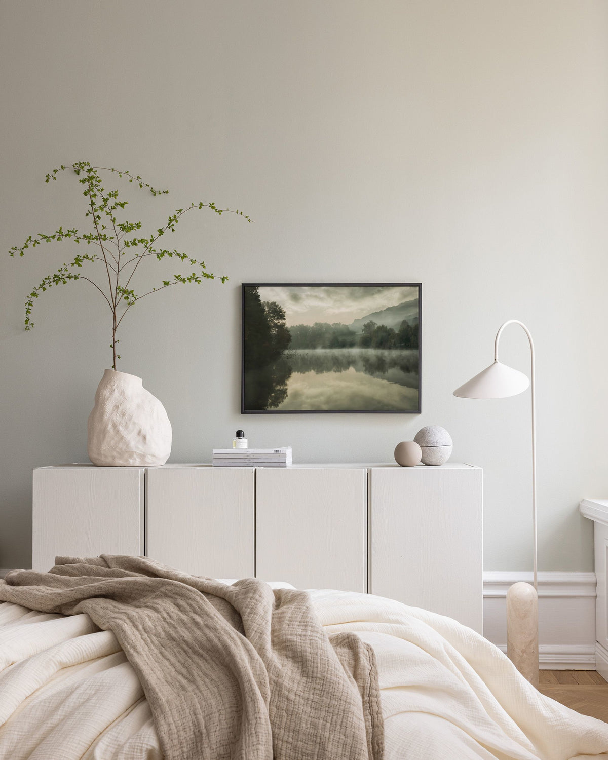 Green Lake Canvas print