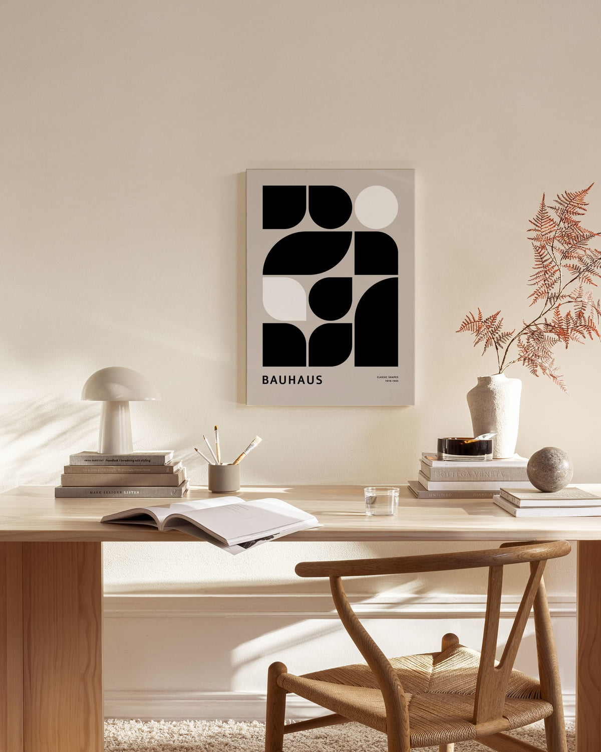 Bauhaus Classic Shapes Canvas print
