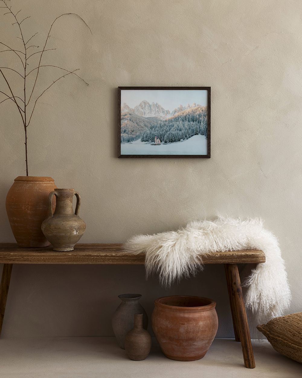 Winter Peaks Print