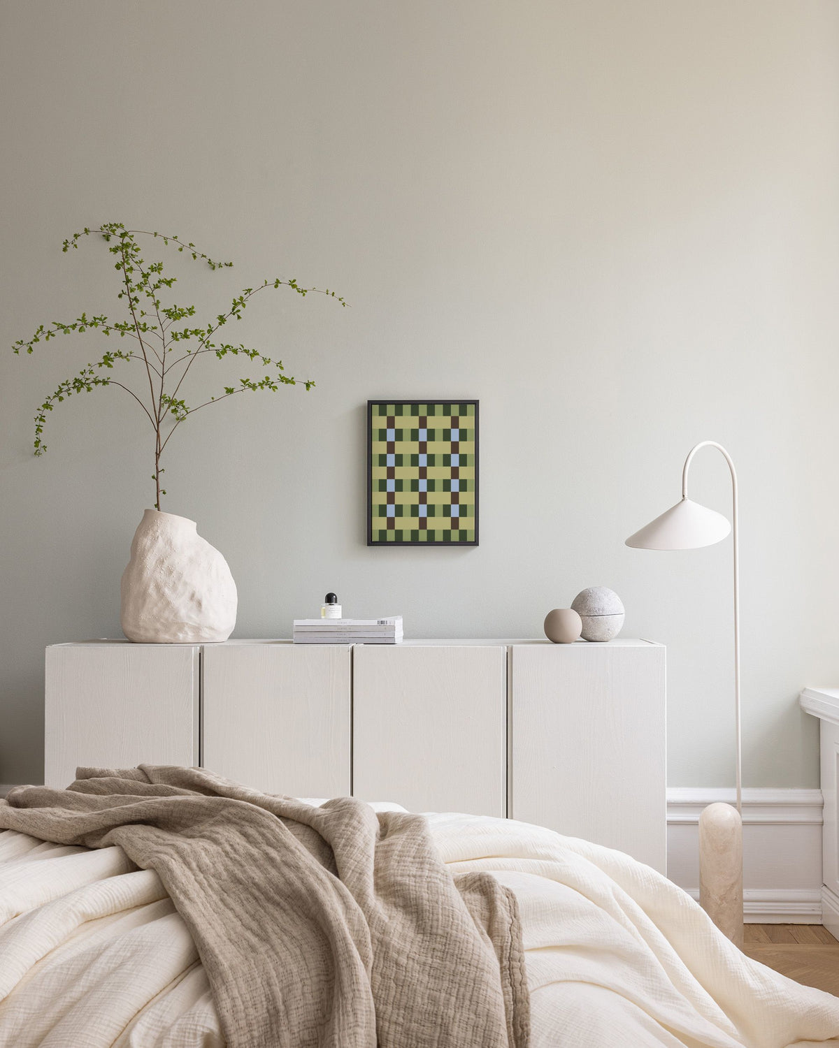 Green Pattern Canvas print