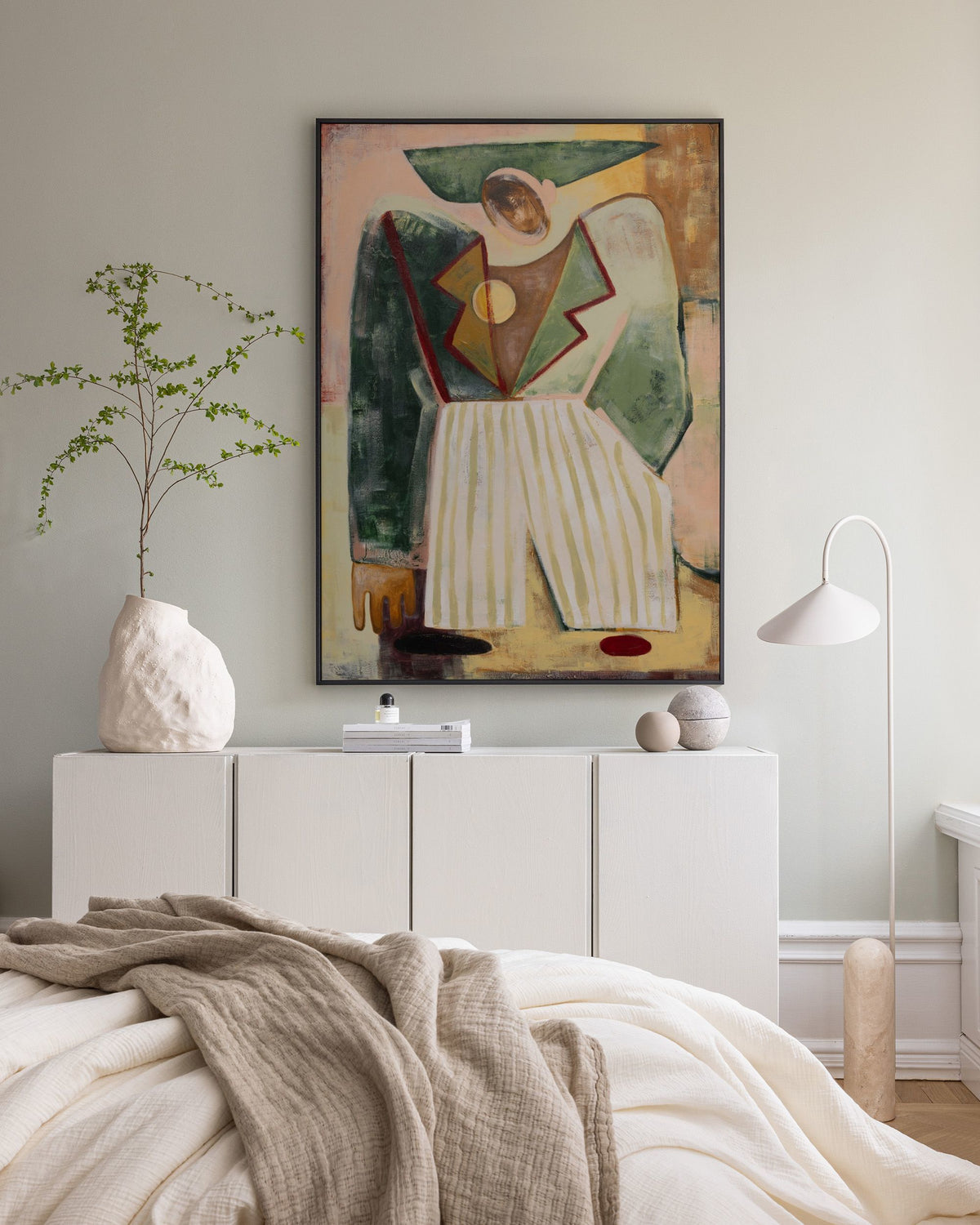 Figure in Suit Canvas print