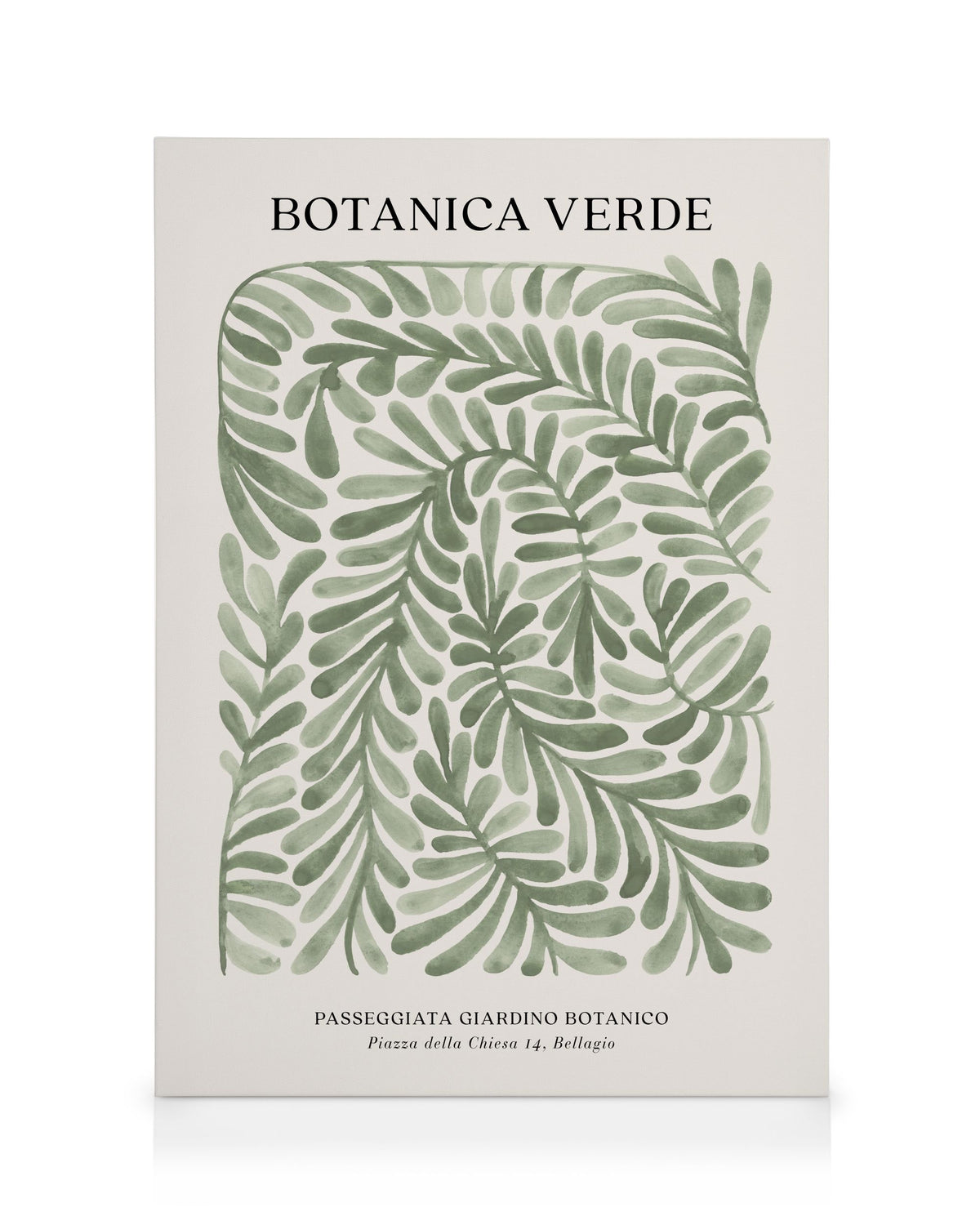 Botanica Verde Canvas print
