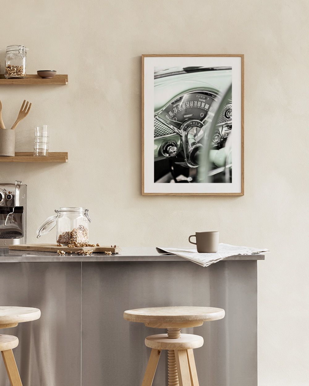 American Vintage Car Print