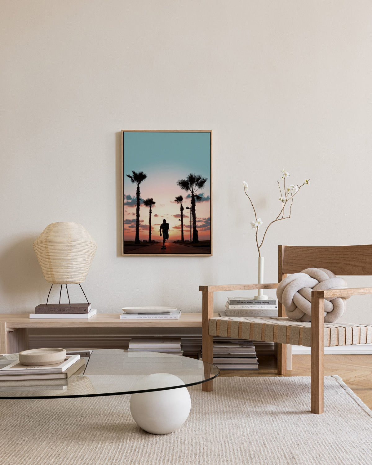 Sunset Skate Canvas print