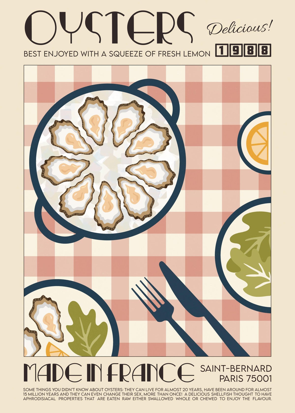 We made something nice - The Oysters Print