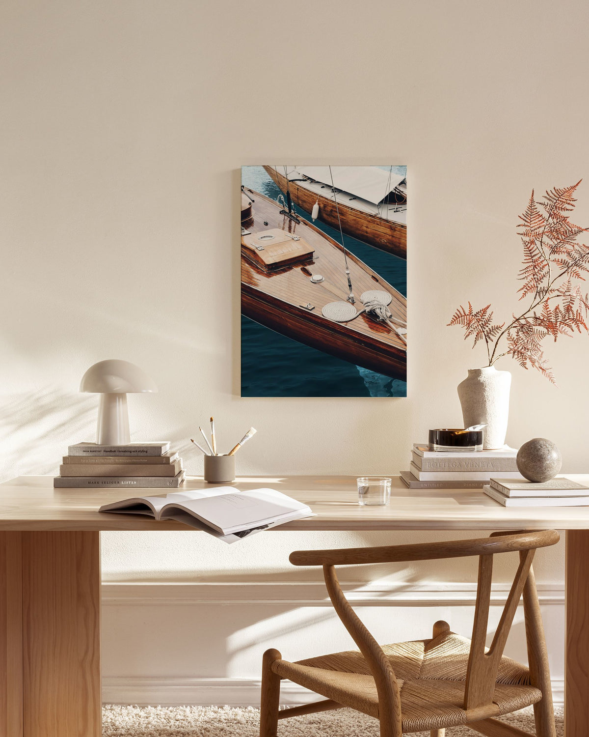 Classic Wooden Boats Canvas print