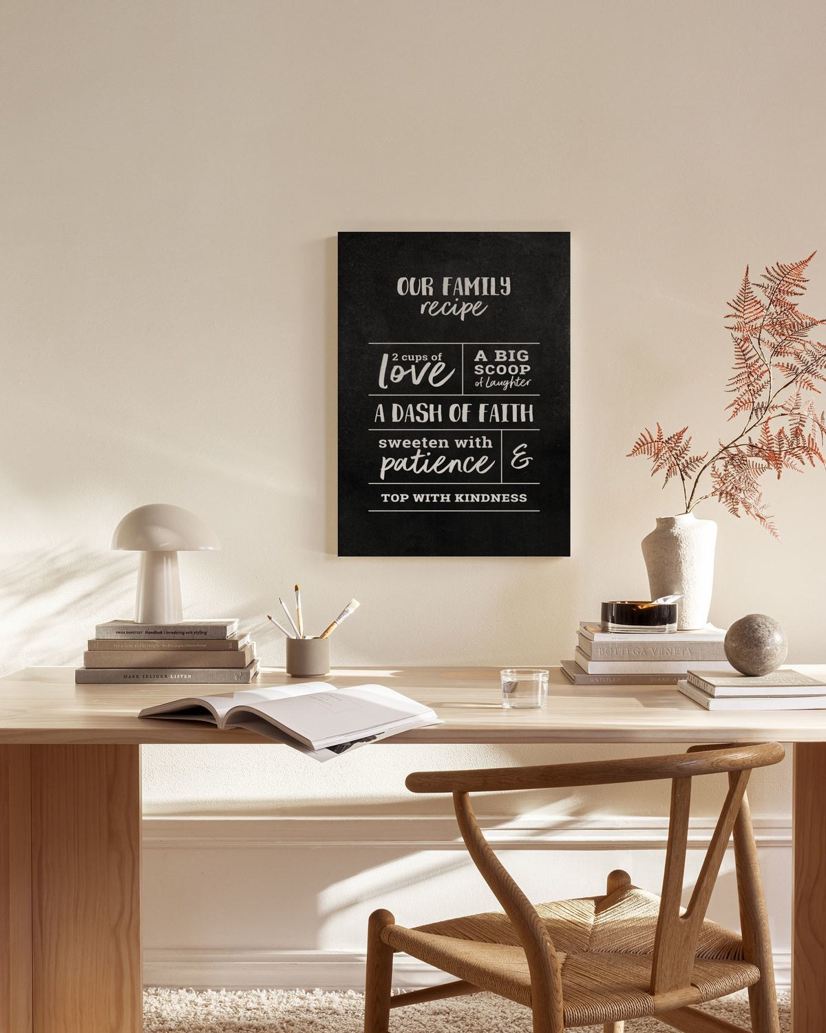 Family Recipe Canvas print