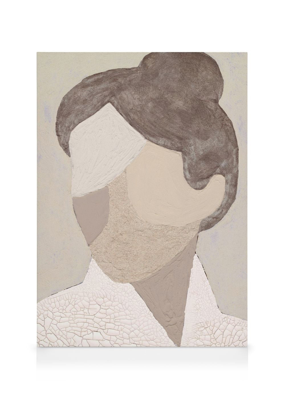 Visage Texturé Canvas print