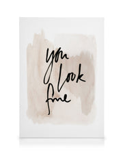 You Look Fine Watercolor Canvas print