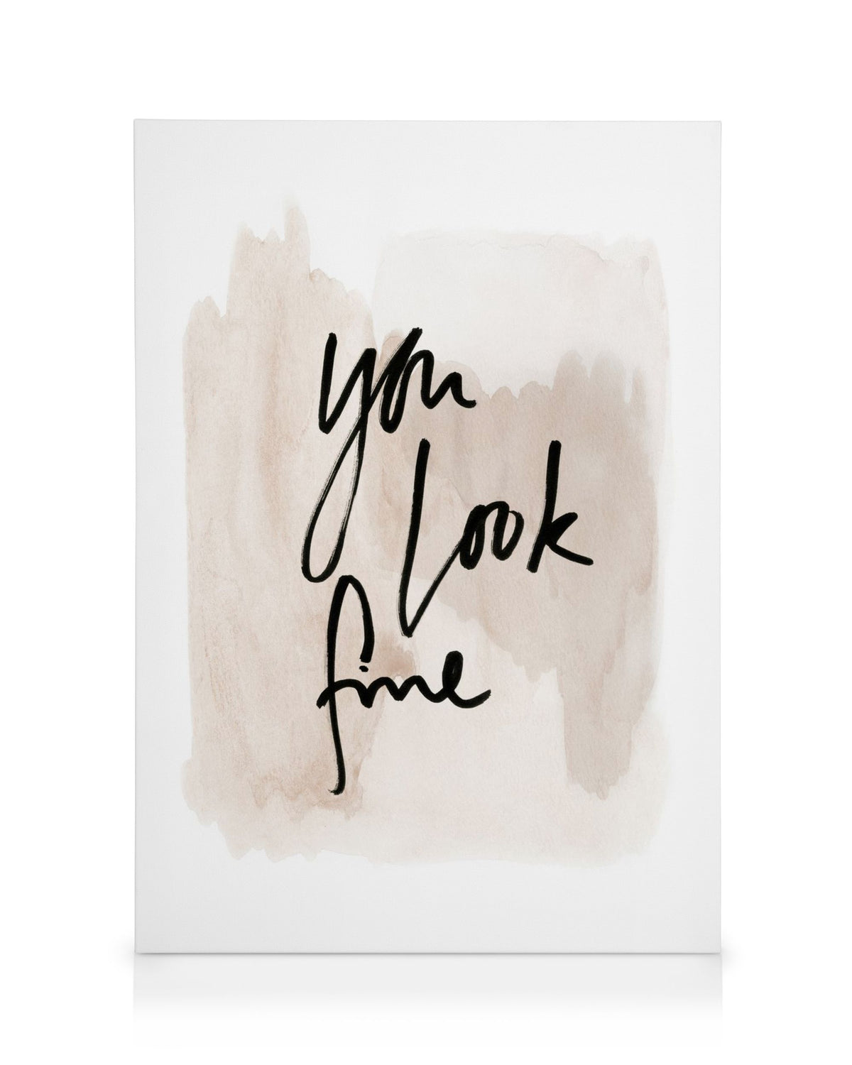 You Look Fine Watercolor Canvas print