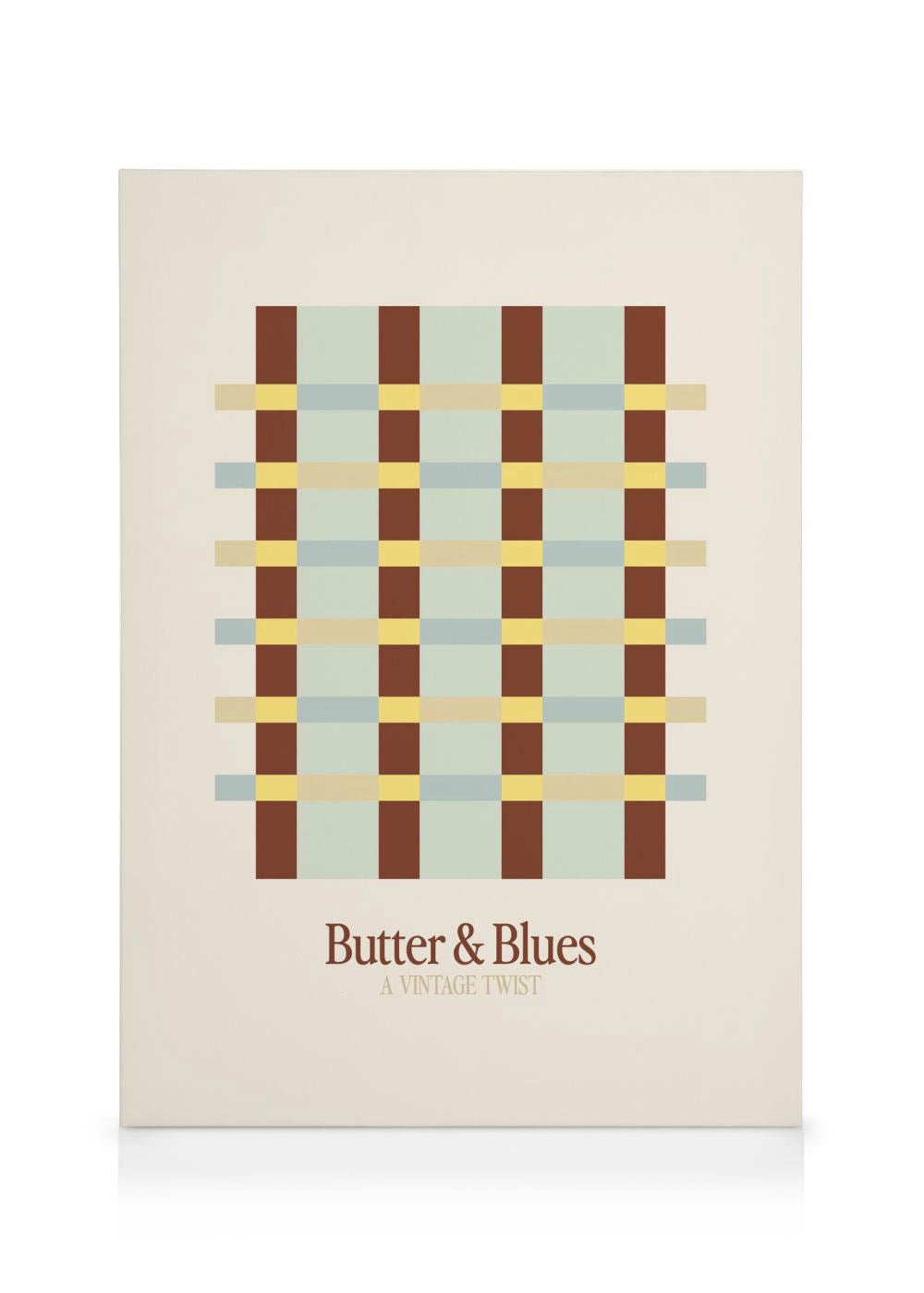 Butter and Blues Canvas print