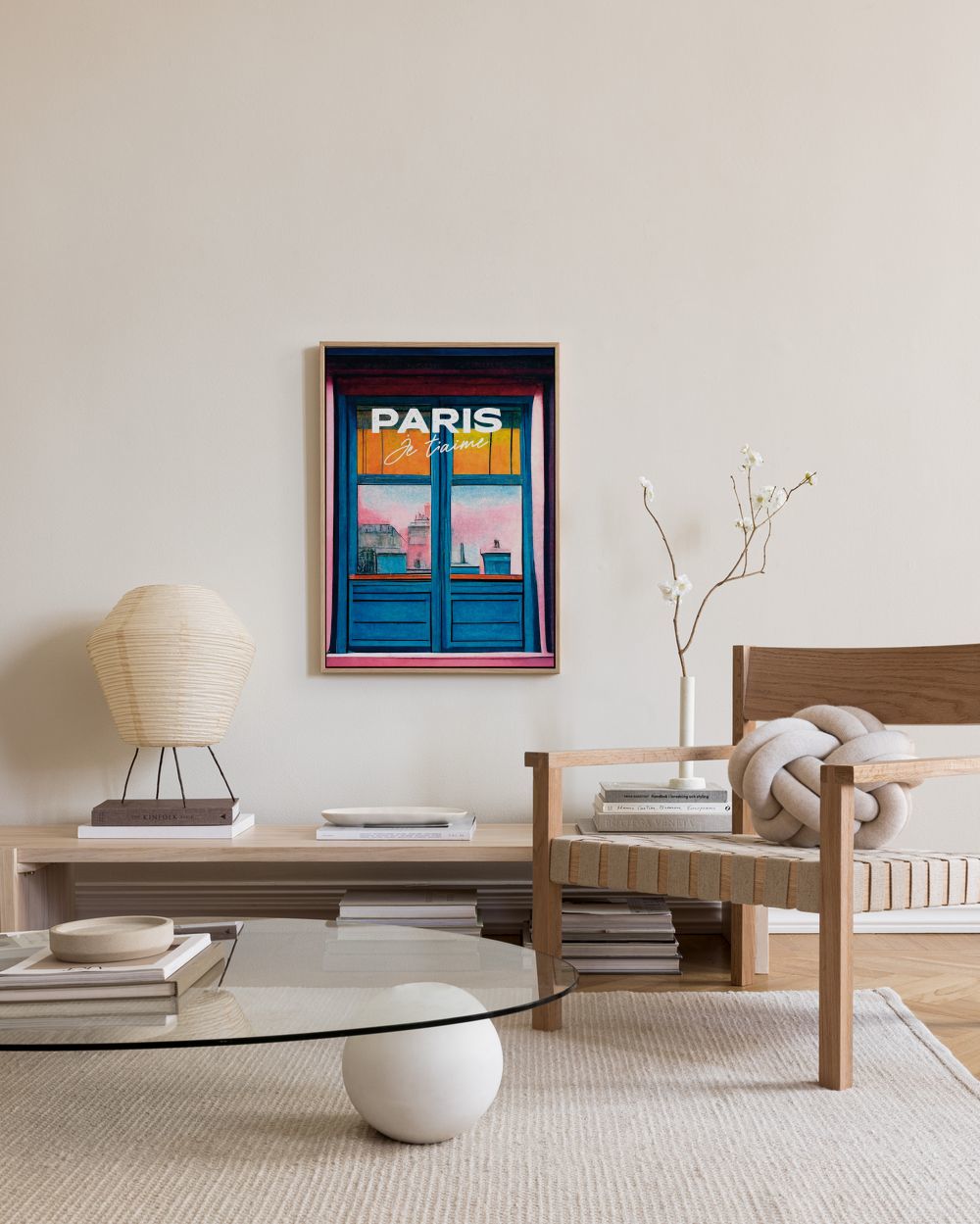 A Paris Window Canvas print
