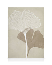 Double Ginkgo Canvas print