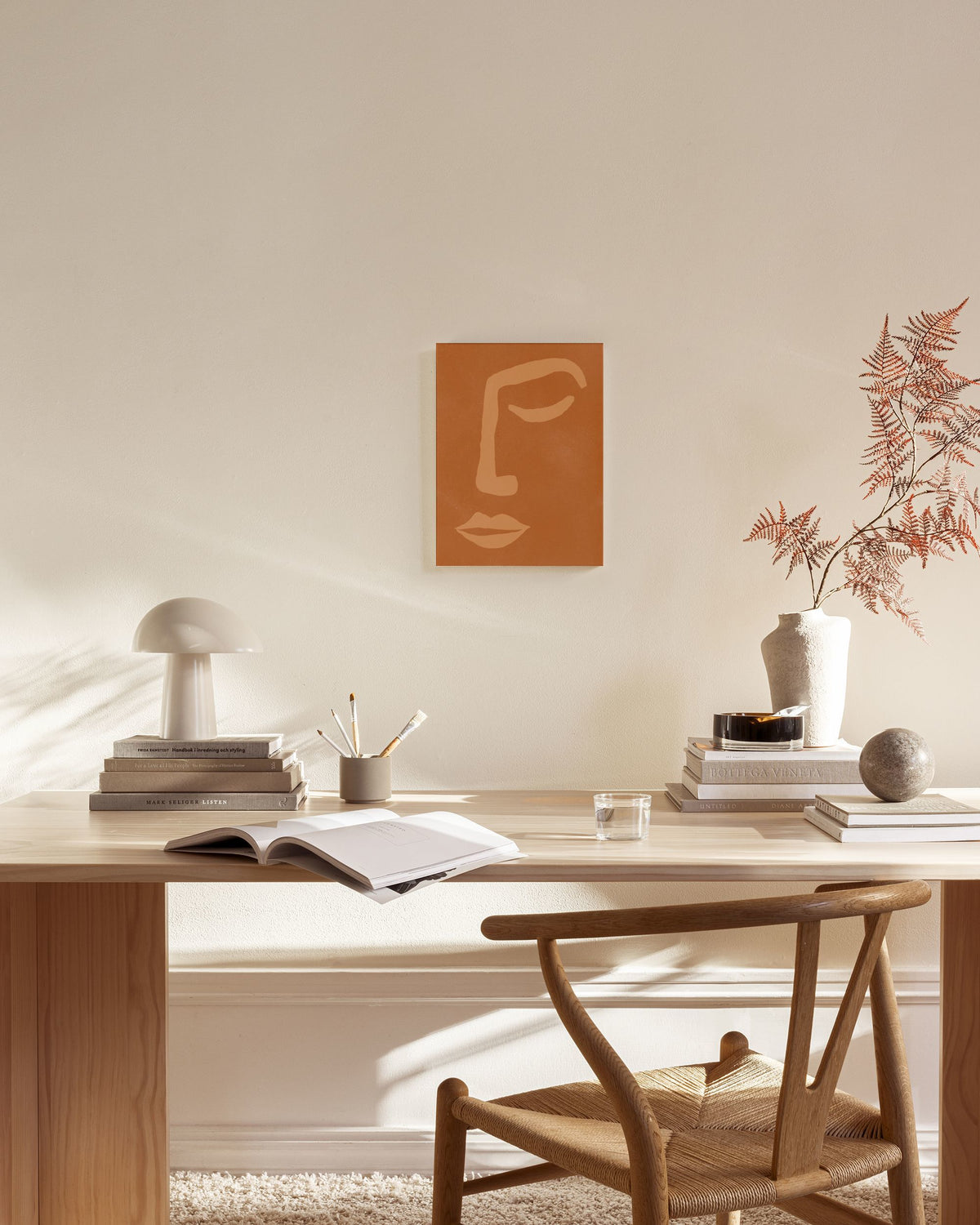 Hazel Face Canvas print