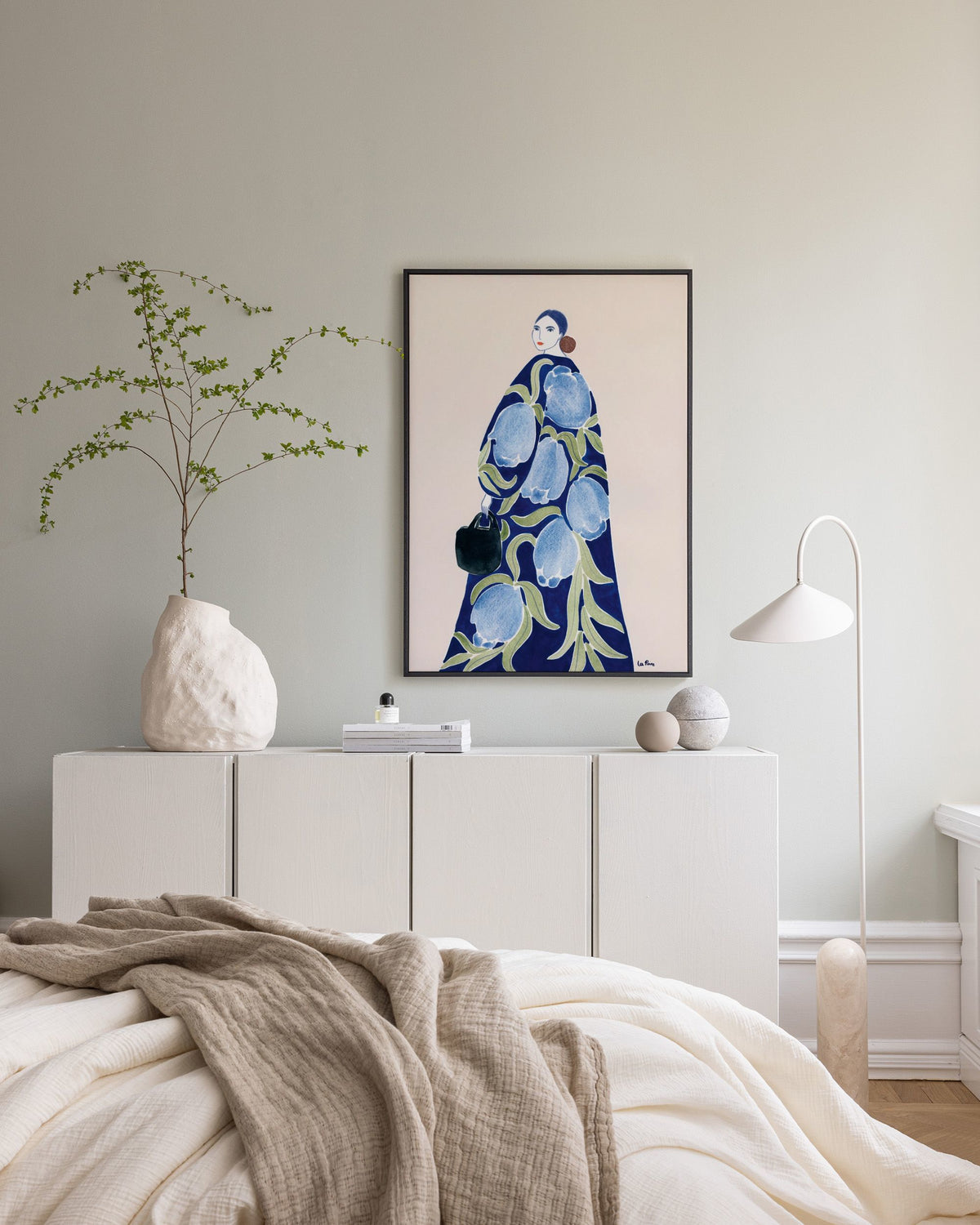 La Poire - Turquoise Coat Canvas print