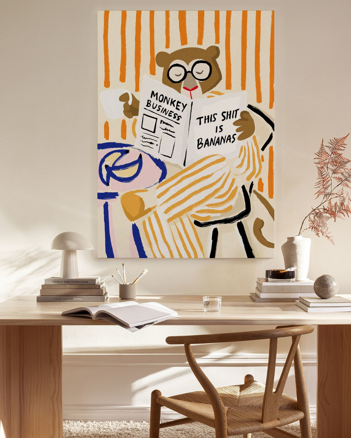 Monkey Business Canvas print