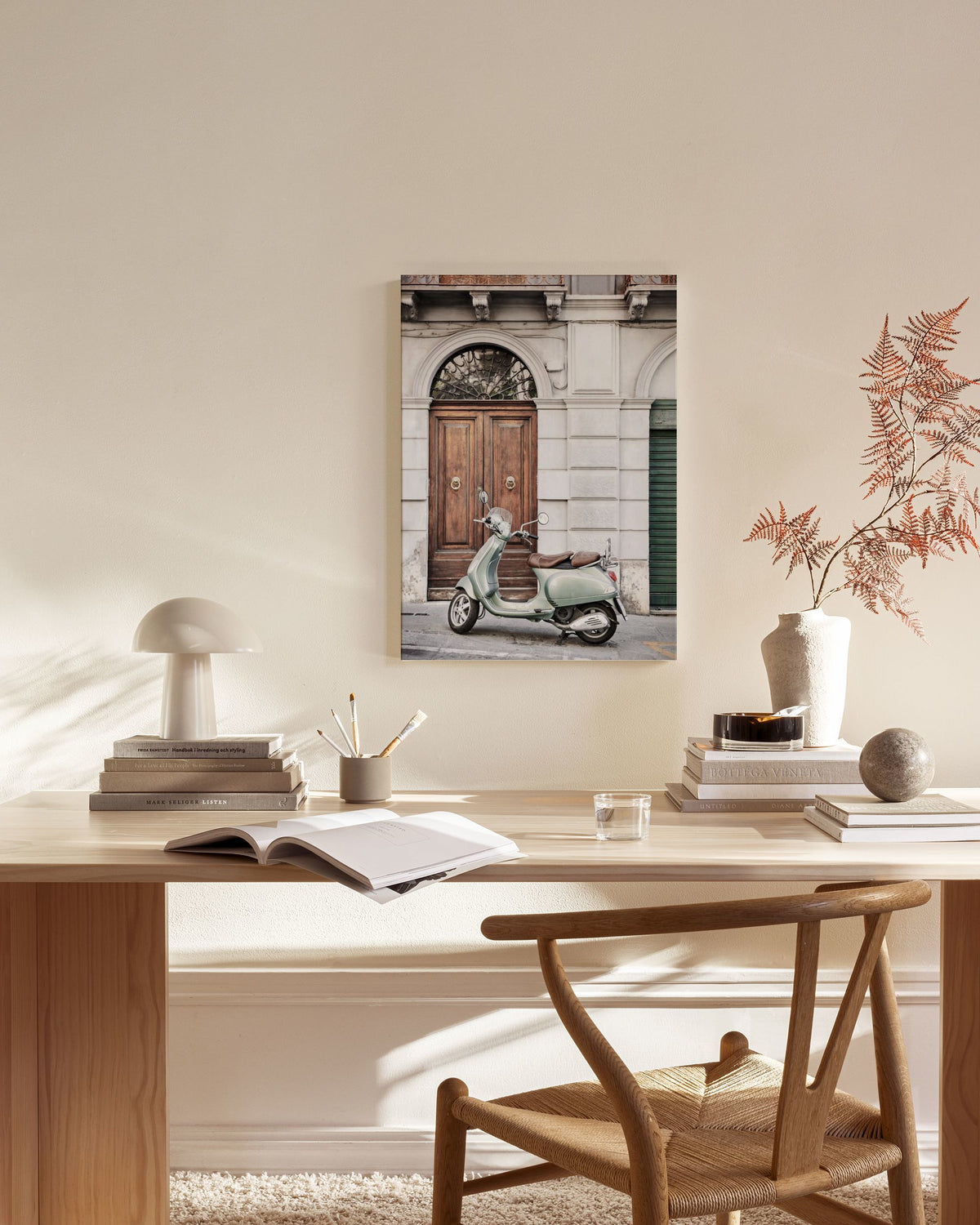 Scooter in Italy Canvas print
