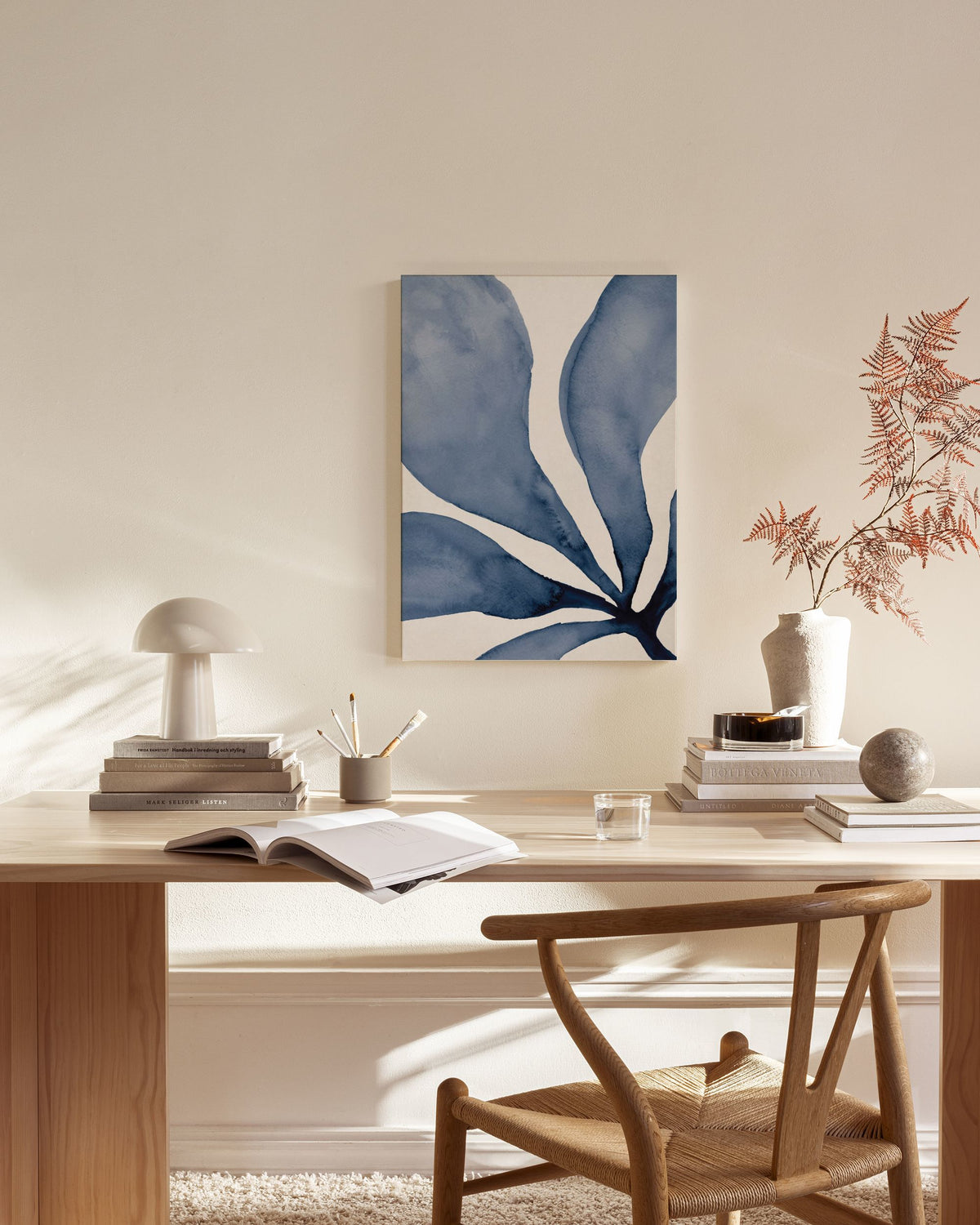 Watercolor Seaweed No1 Canvas print