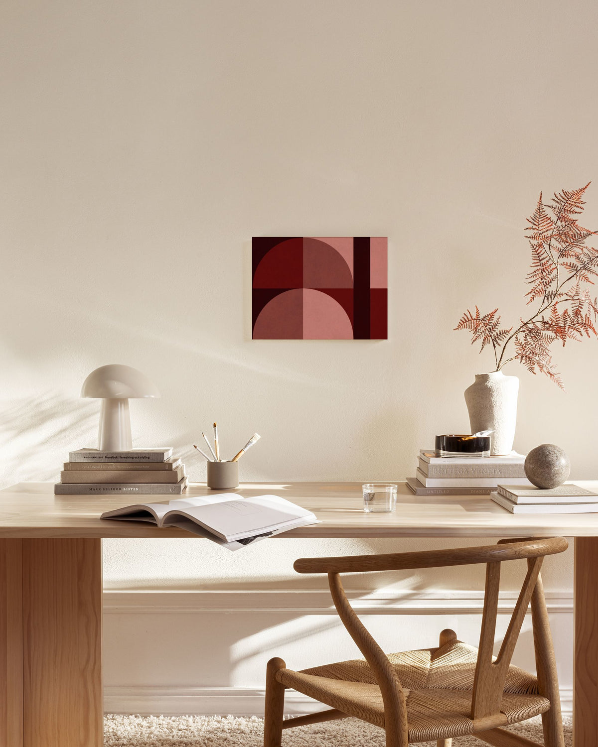 Shapes of Red Canvas