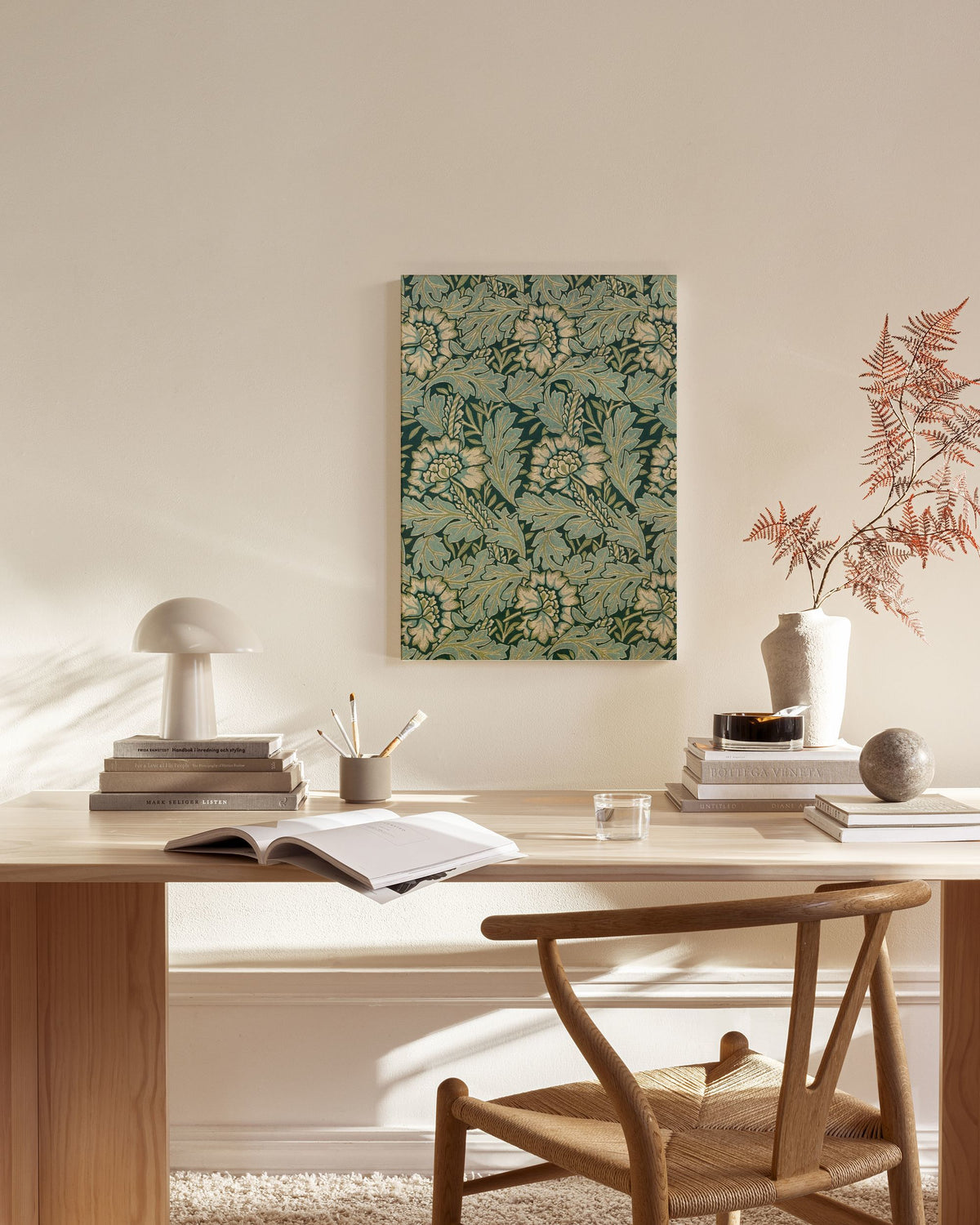 William Morris - Anemone Canvas print