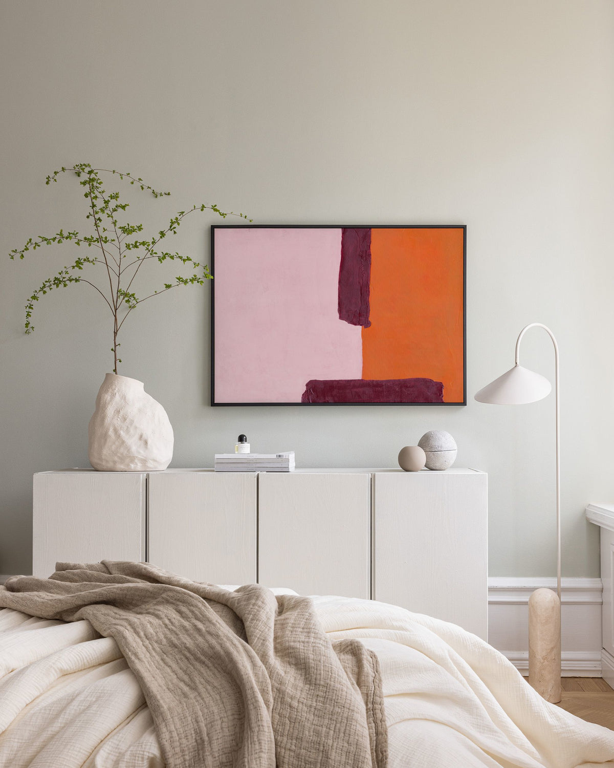 The Space Between Canvas print