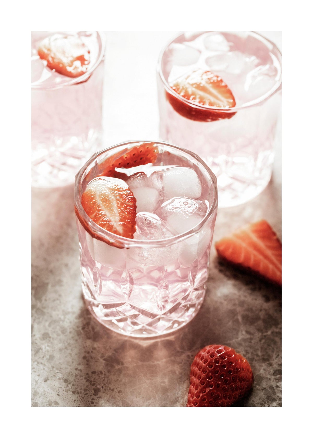 Strawberry Drink Print