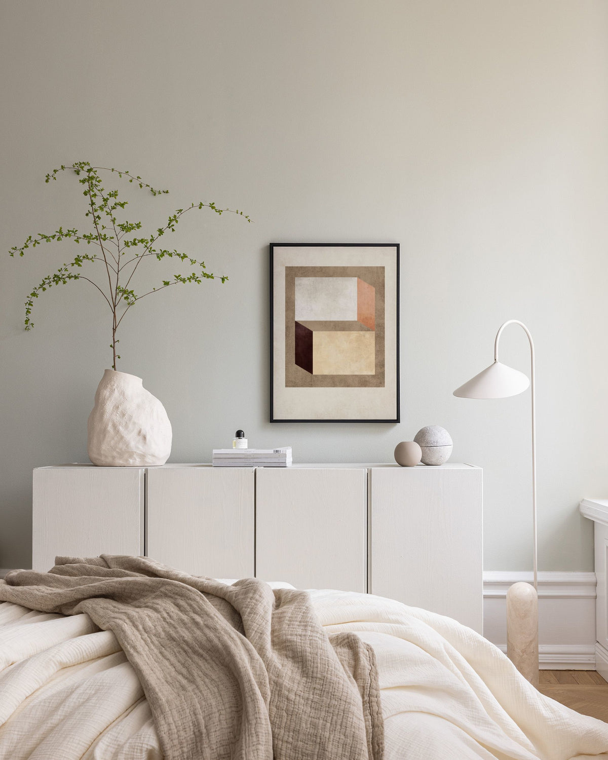 Muted Geometry Canvas print