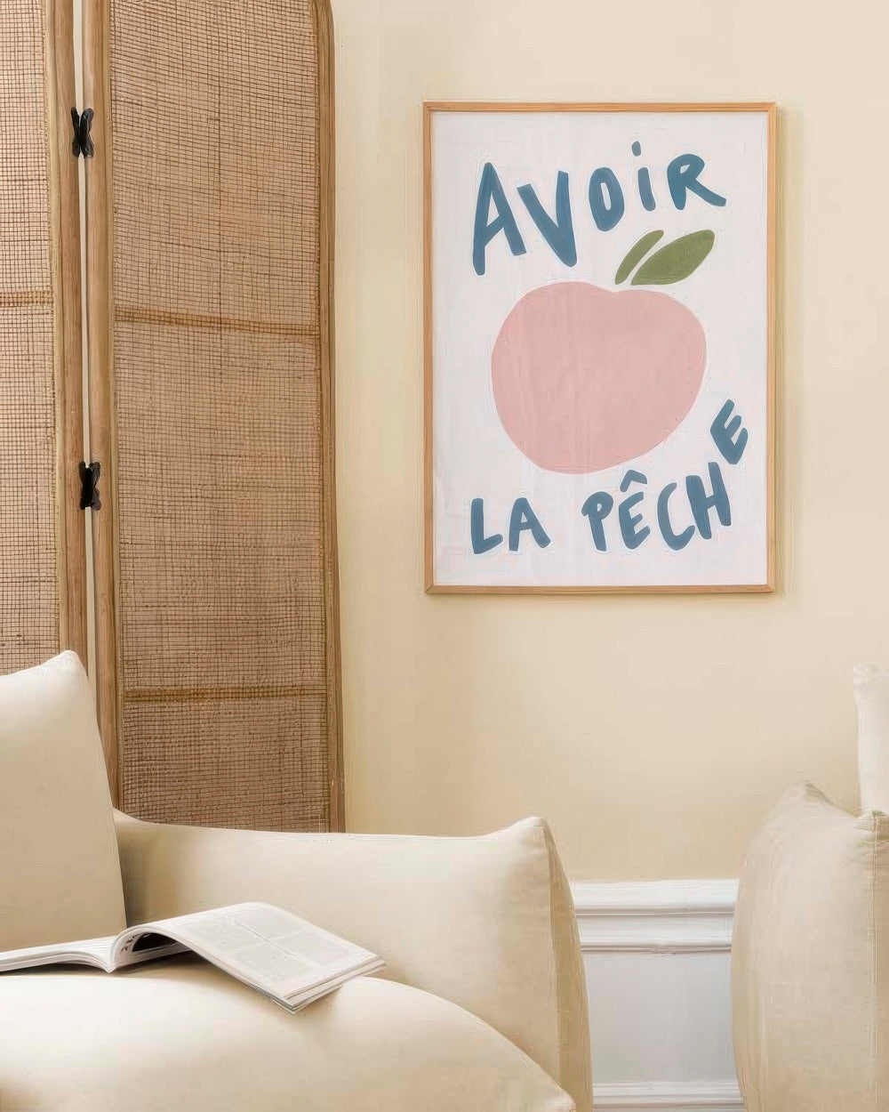 Avoir La Pêche Print