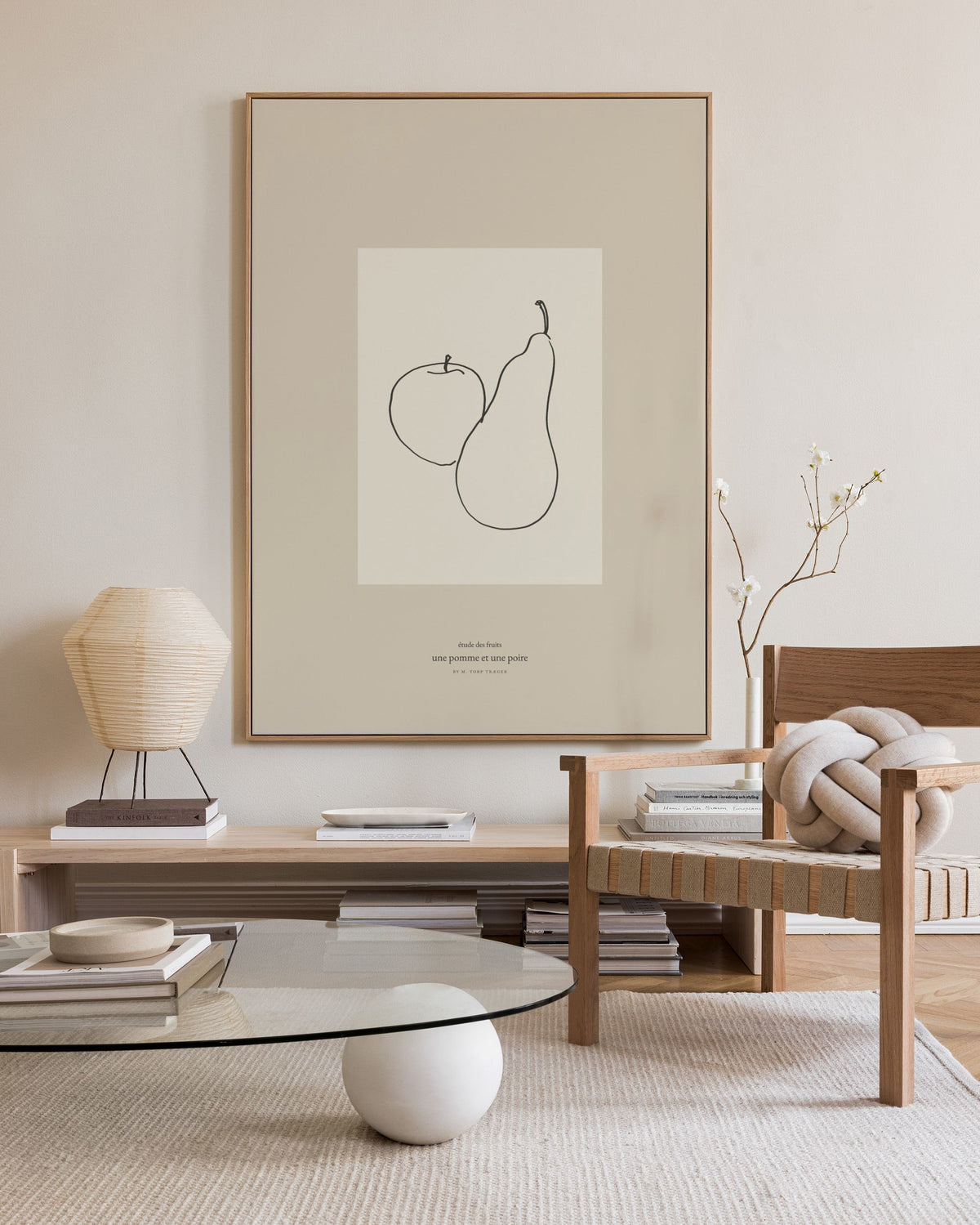 Mie & Him - Fruit Canvas print