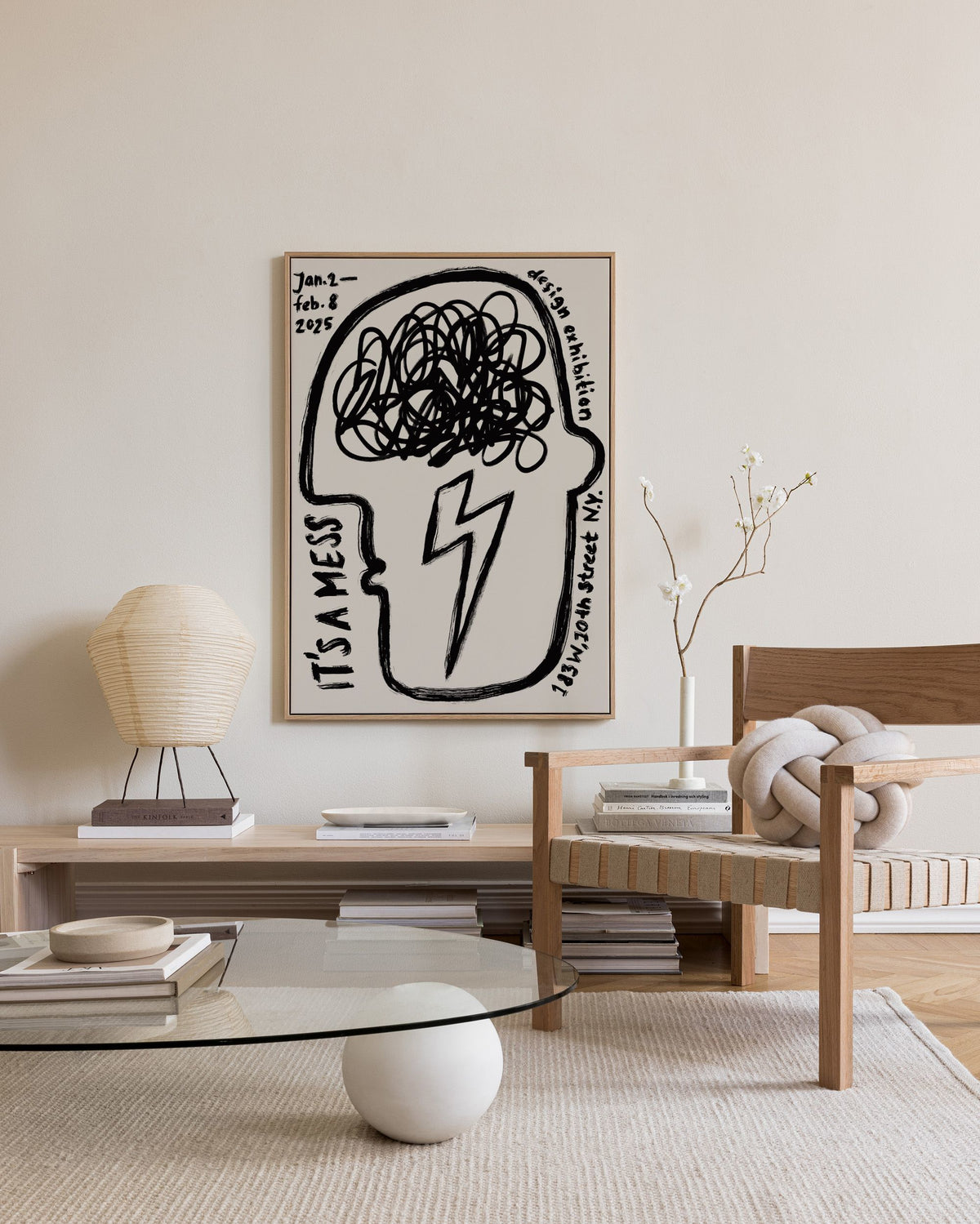 It's a Mess Canvas print