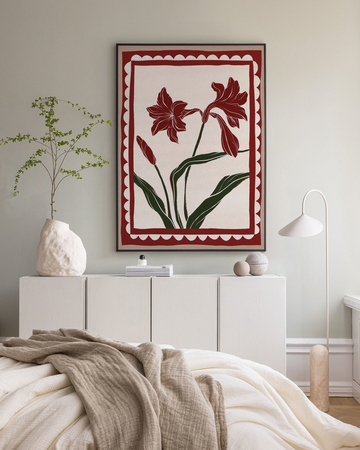Framed In Bloom Canvas print