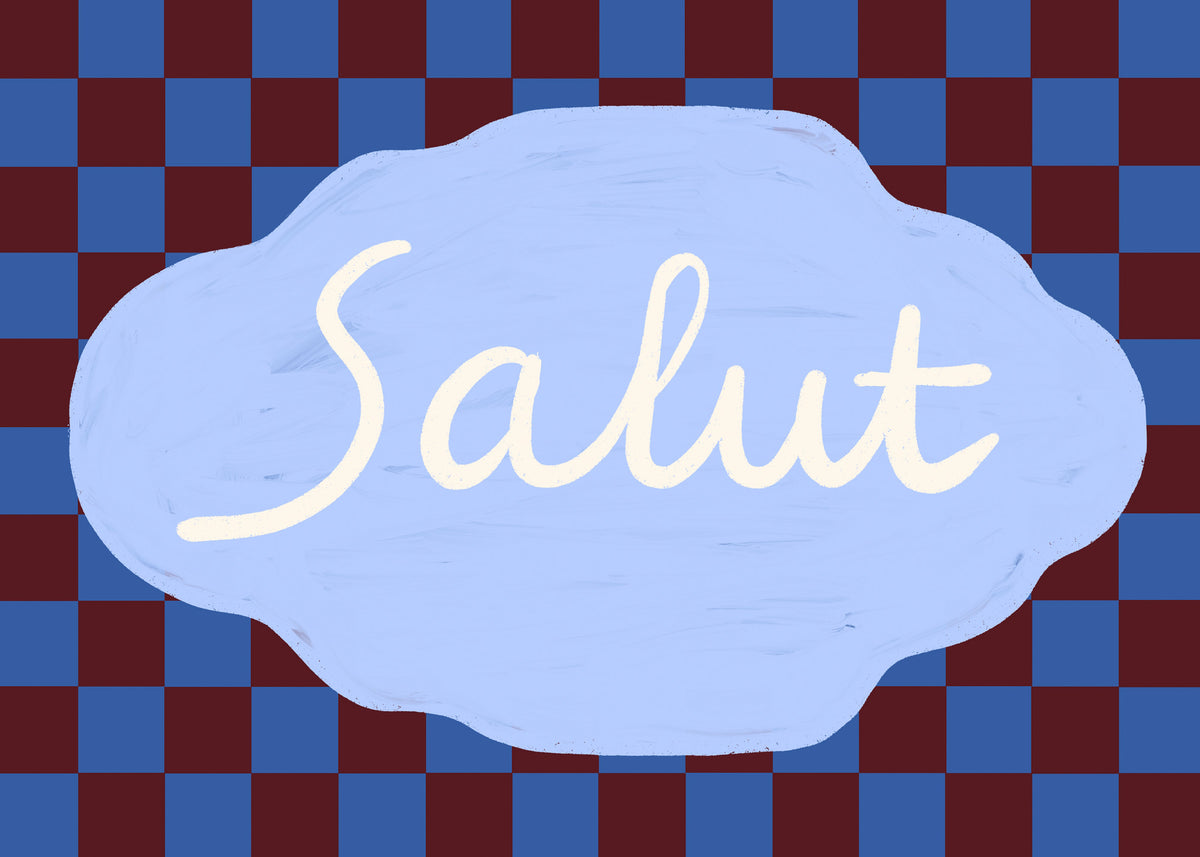Carole Hillman - Salut Print