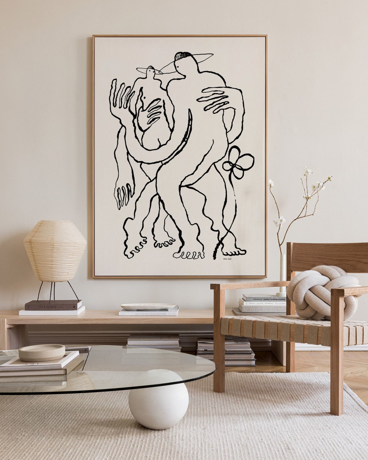 Eden Kalif - Two Dancers Canvas print