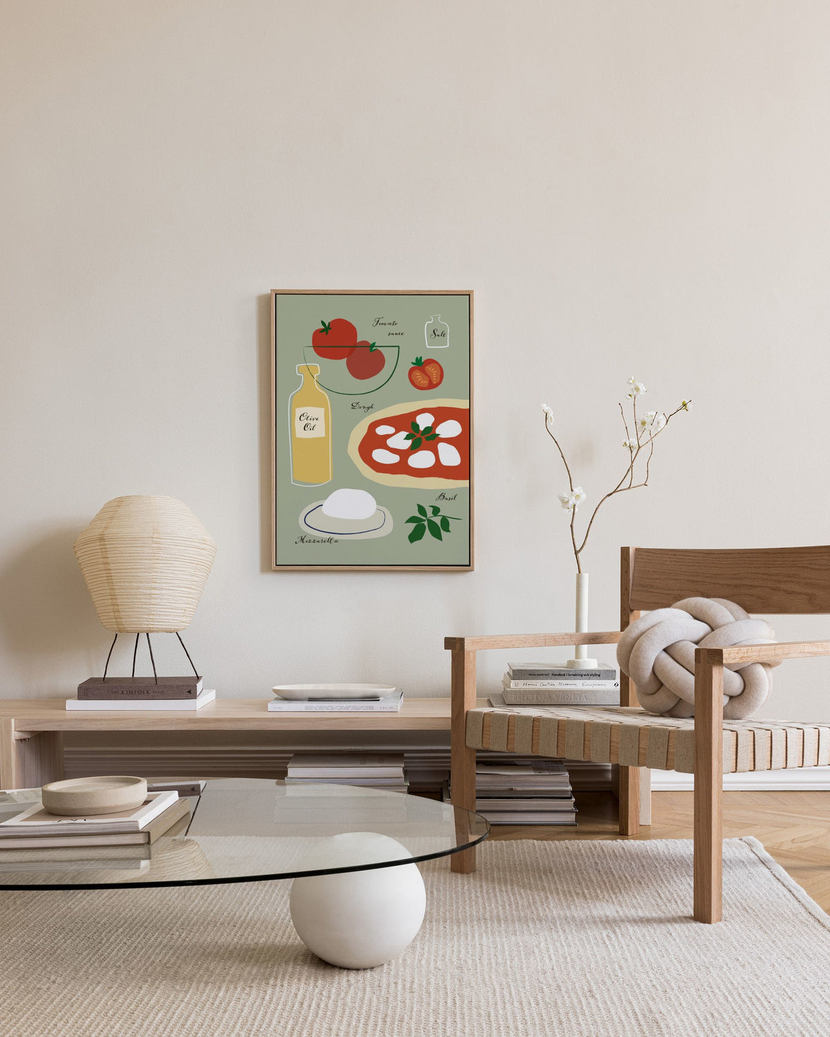 Margherita Canvas print