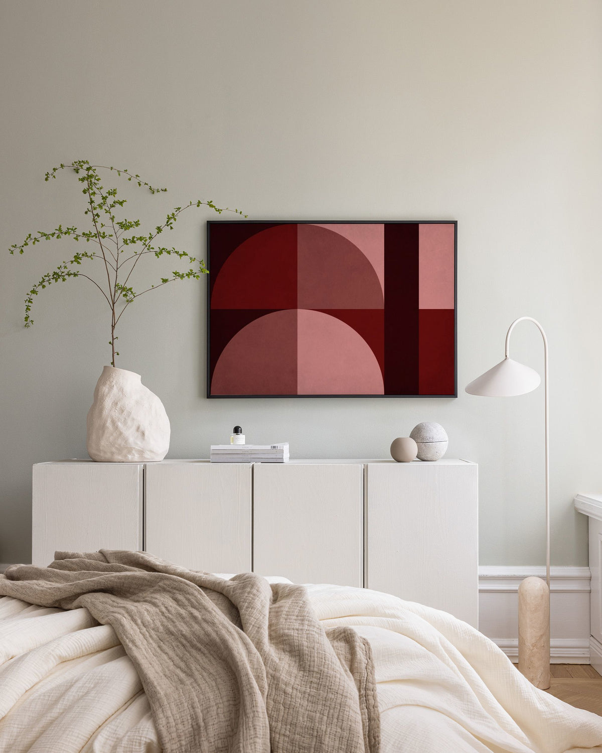 Shapes of Red Canvas