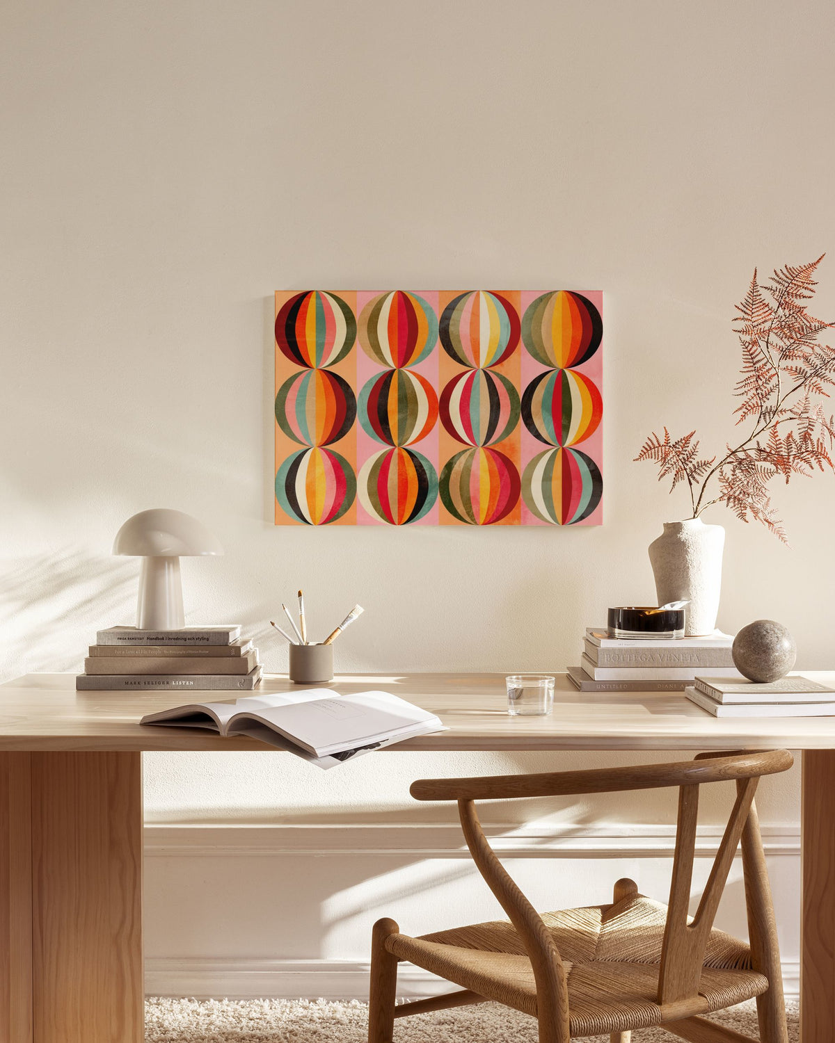 Chromatic Carnival Canvas print