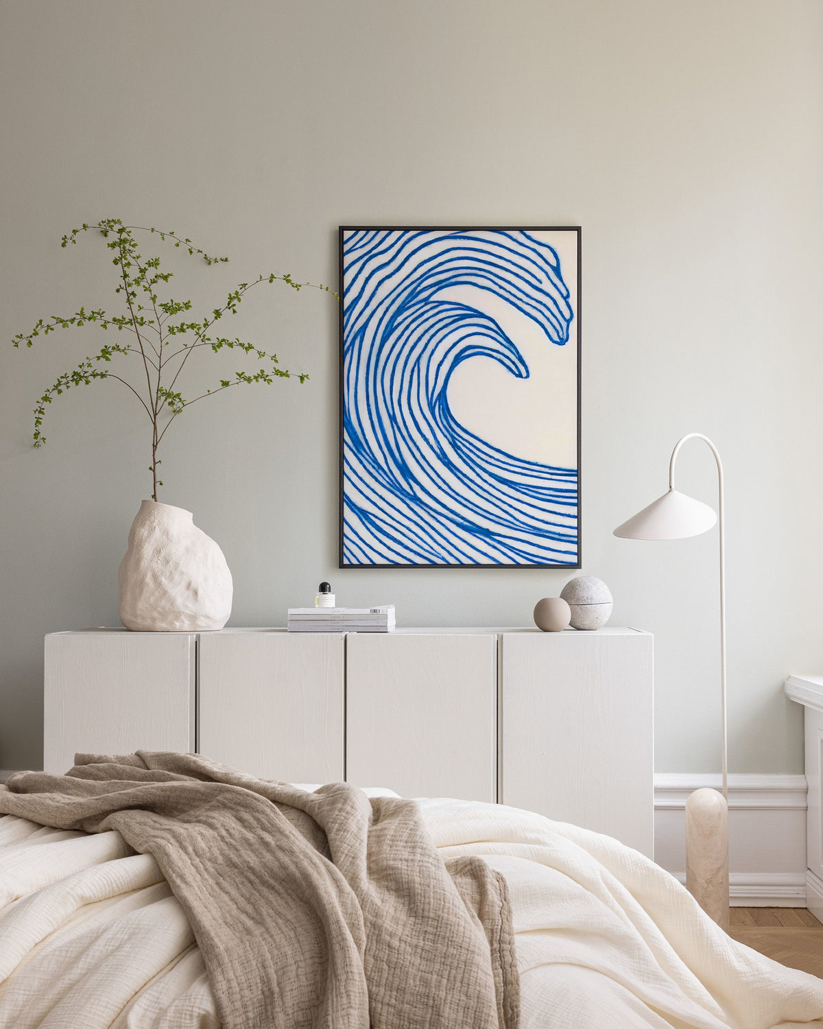 Merel Takken - Wavy Lines Canvas print