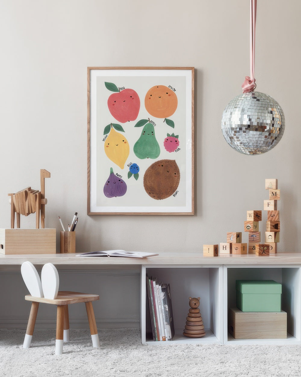 Colorful Fruits Print